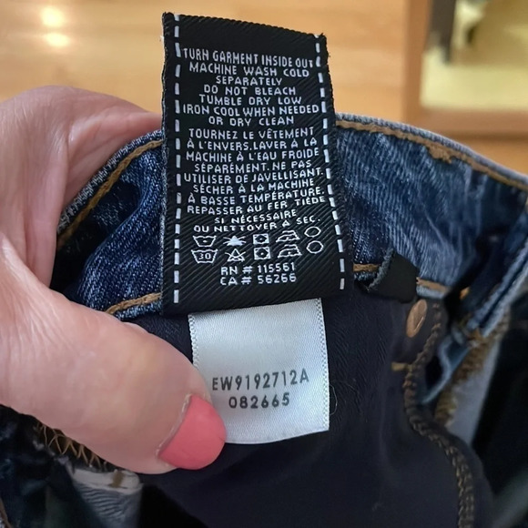 7 for All Mankind Denim Mini Skirt Size 26 - Picture 5 of 7